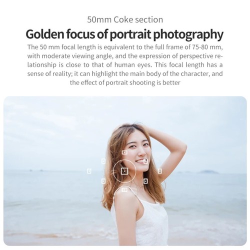 Brightin Star 50mm F1.8 Portrait MF Lens For Sony E Canon EF-M XF Z M4/3 Mount - Picture 9 of 13