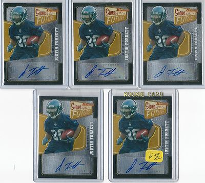 2008 Bowman Signs Of The Future Sotf Justin Forsett Rc Auto 5 Ct Lot