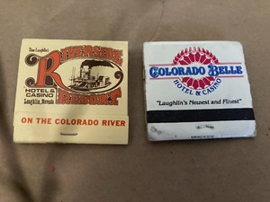 Two Laughlin Casino Match Books