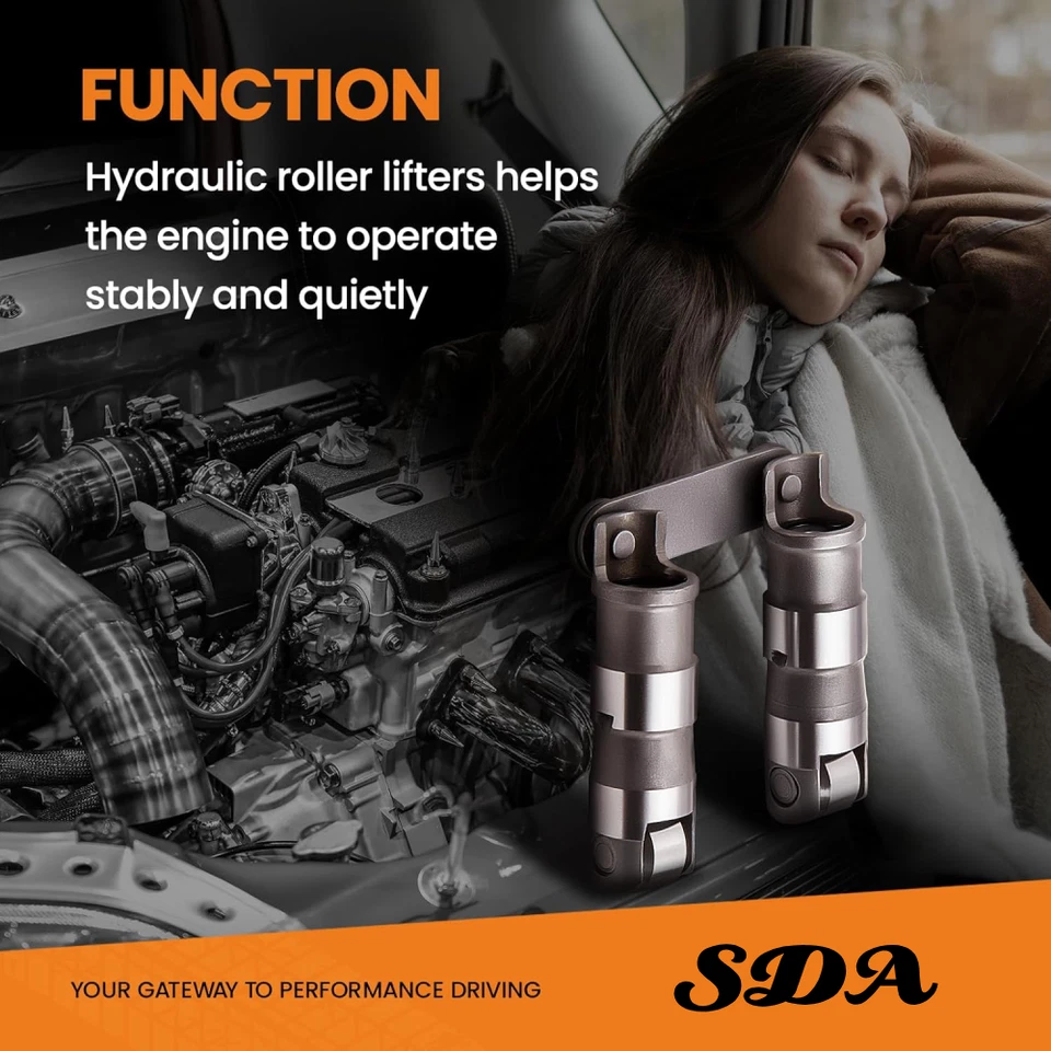 Elevadores de rodillos hidráulicos para Chevy SBC bloque pequeño 350 265 283 327 302 307 400 Foto 4 de 4