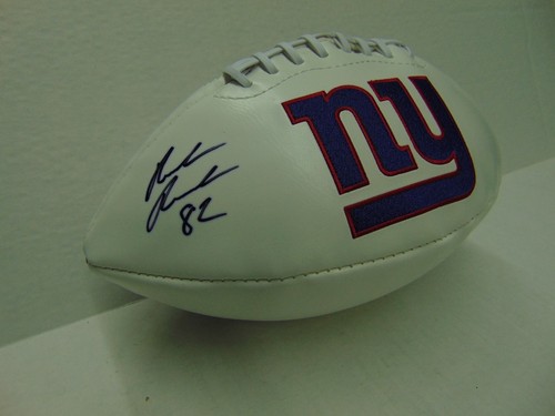 Rueben Randle Autographed Super Bowl Edition Giants Football w/ PSA/DNA COA - Picture 3 of 4