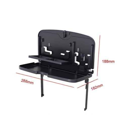 Universal Folding Car Accessories Back Seat Headrest Table Tray Cup Phone Holder - Picture 2 of 12