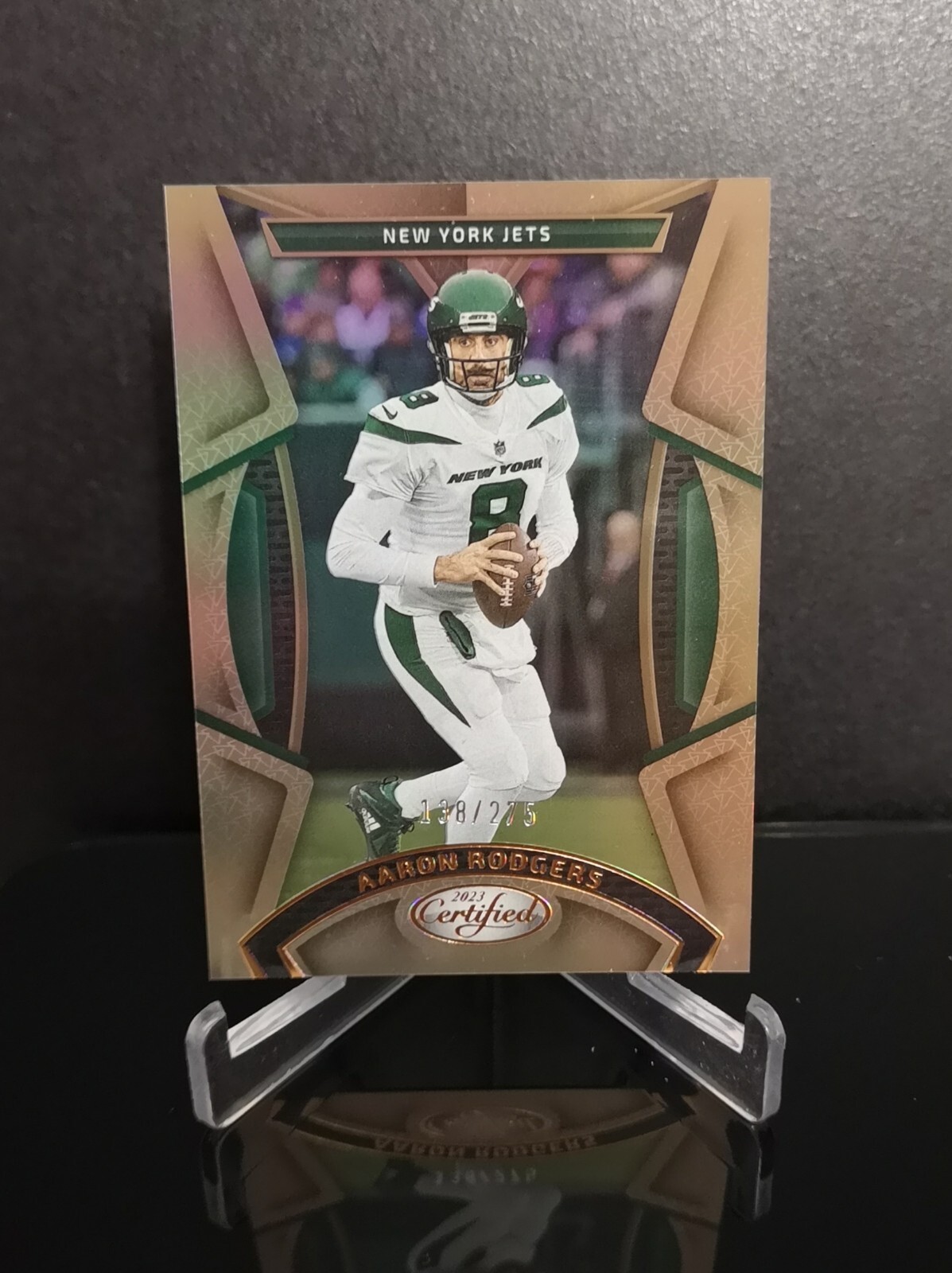 #'d/275 💥 AARON RODGERS SP 2023 Panini Certified Mirror Bronze Parallel #3
