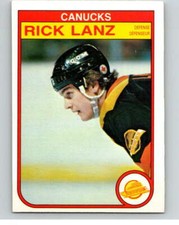 1982-83 O-Pee-Chee #348 Rick Lanz  Vancouver Canucks V59540