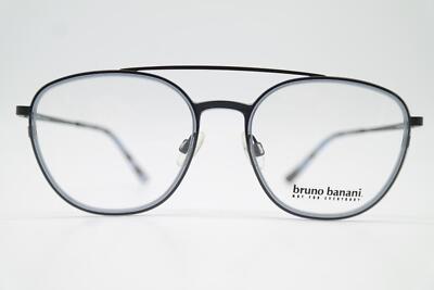 Glasses BRUNO BANANI 32068 Black Gray Gold Oval Eyeglass Frame New