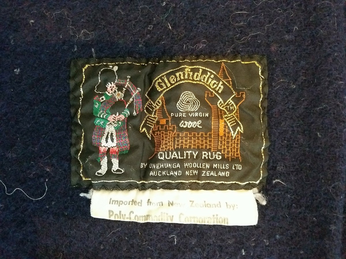 Authentic 1980 Lake Placid 1980 Olympic Games Wool Blanket made in