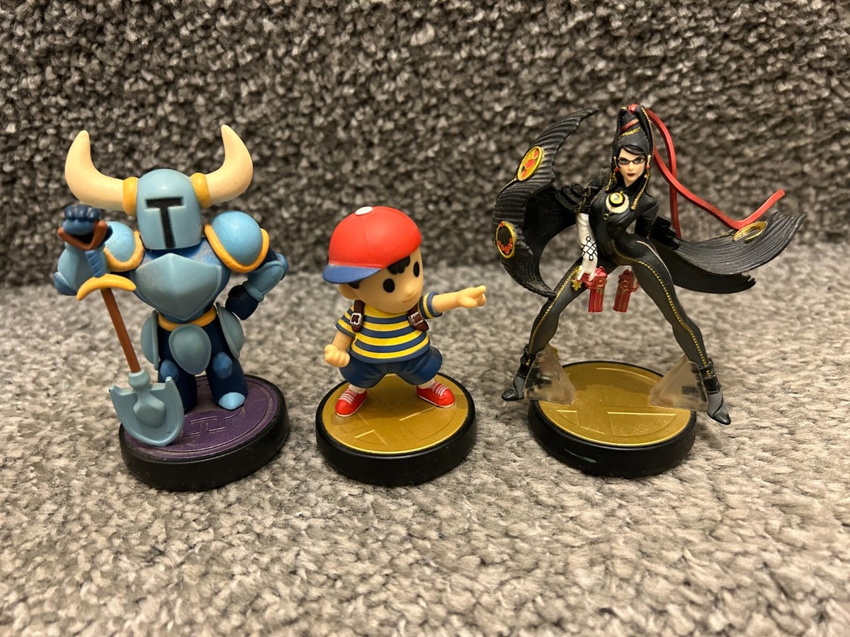 Amiibo Bundle Bayonetta, Ness, Shovel Knight