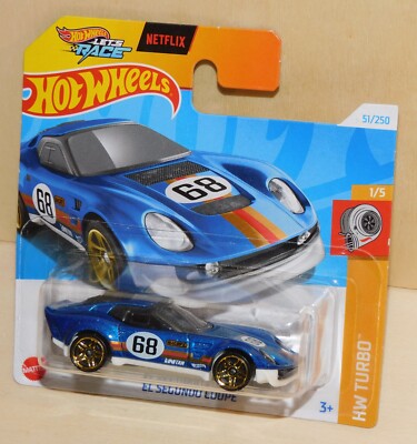 2024 Hot Wheels EL SEGUNDO COUPE blau Netflix Let's Race HW Turbo 1/5 # 51 HTD10