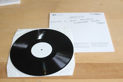 Rubinho E Mauro Assumpção   Perfeitamente / UK LP Test Pressing / 2023 Assumpcao