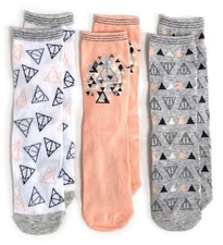 Ladies Harry Potter 3 Pairs Deathly Hallows Socks 4-8 UK / 37-42 Eur / 6-10 US