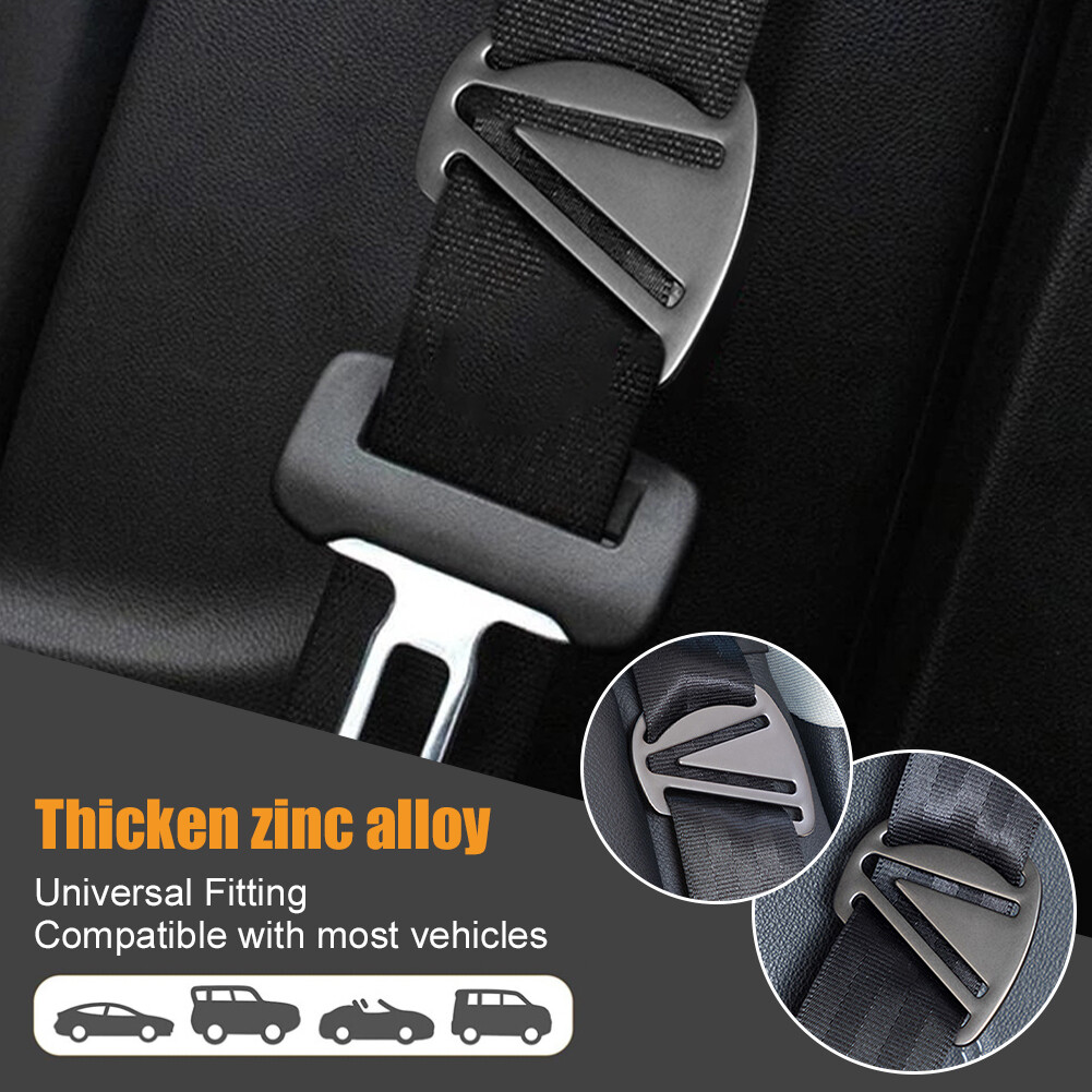 1x Car Safety Seat Belt Adjuster Locking Clip Belt Strap Clamp Shoulder Buckle 