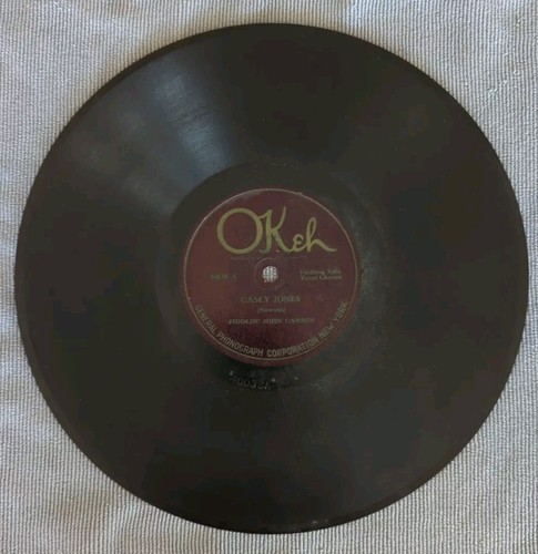 78 Fiddlin' John Carson Okeh 40038 Casey Jones / Fare You Well Old Joe Clark - Picture 5 of 9