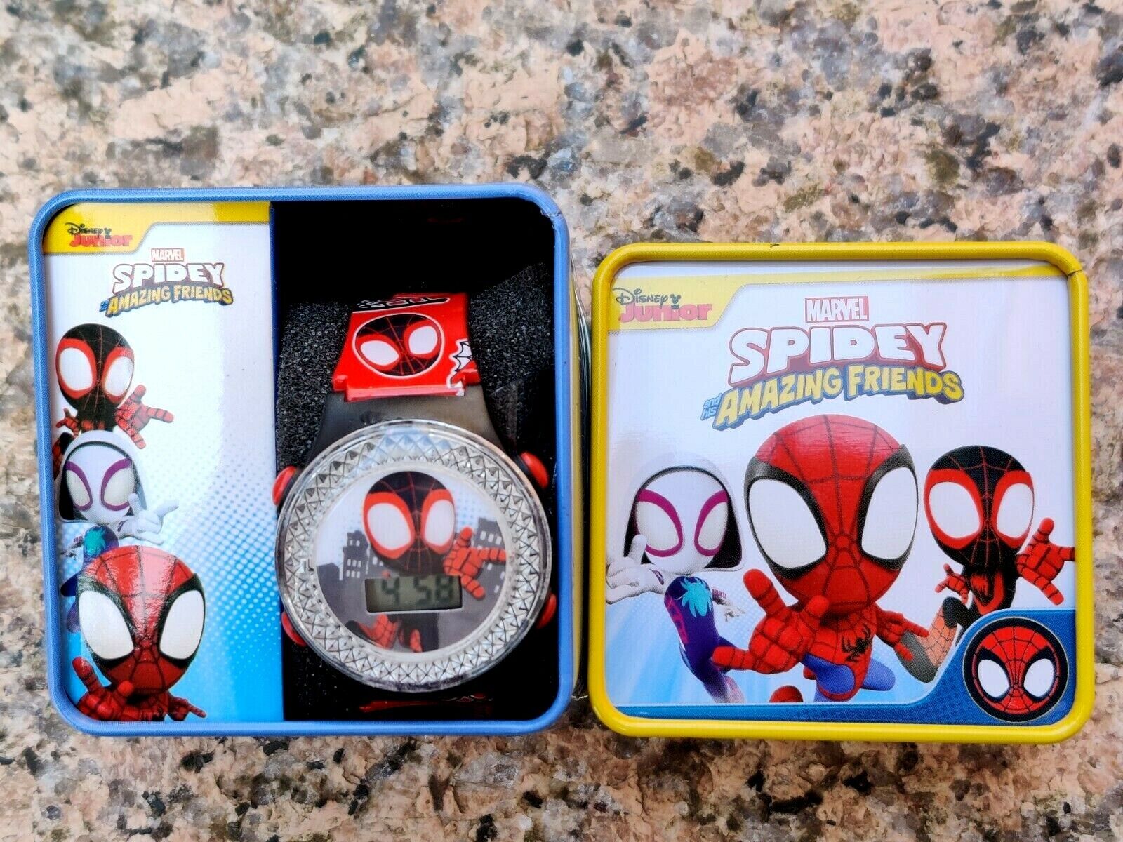 Spidey Amazing Friends Spiderman Watch Digital Marvel Superhero Gift Kids Boys