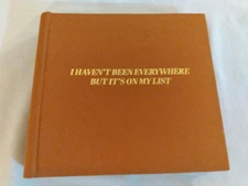 MYX "I HAVEN'T BEEN EVERYWHERE BUT IT'S ON MY LIST" SLIP-IN PHOTO ALBUM