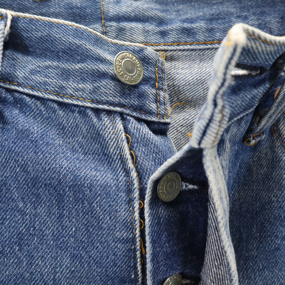 80s USA製 lリーバイス501 黒カン　w29 ボタン裏532 Levi's 80s 501 Vintage Button Back 532 Black Can Denim pants