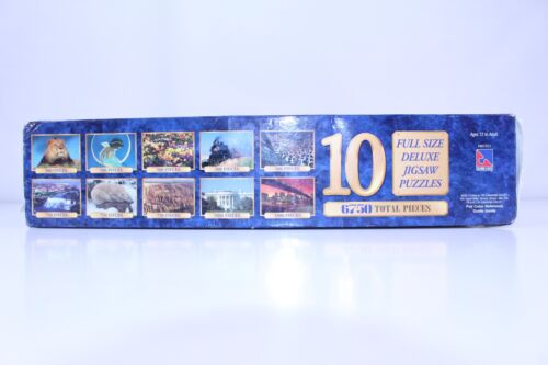 NEU Puzzle 1000 Sure-Lox 6750 Deluxe volle Größe 2084 Tiere 10 Zug Set - Bild 22 von 24