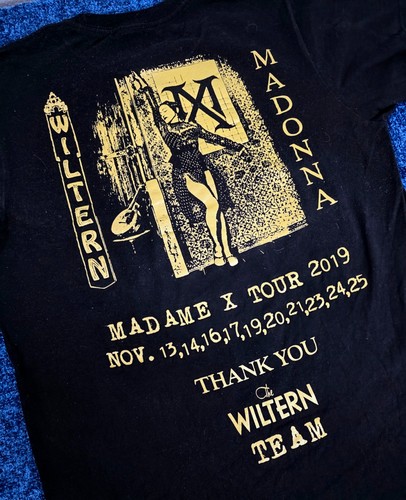 MADONNA EXCLUSIVE MADAME X TOUR LA TEAM PROMO T-SHIRT 2019 - Picture 2 of 7