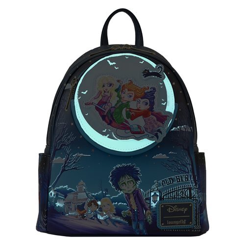 Loungefly Hocus Pocus Poster Glow-in-the-Dark Mini-Rucksack - Bild 3 von 6