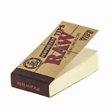 Raw perforated tips wide tips 10 booklets = 500 Tips