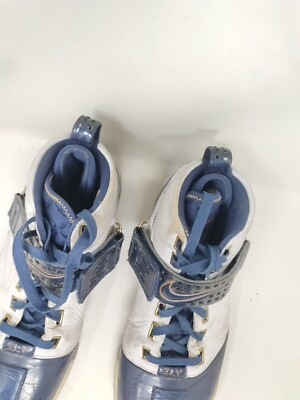 Nike Lebron 5 Zoom White Navy Metallic Gold 11 10 45 29 Sneakers