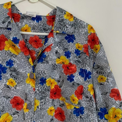 NEW Bride Robe Long Button Floral Gown Short Sleeve Dress Wedding "One Size" - Picture 6 of 13
