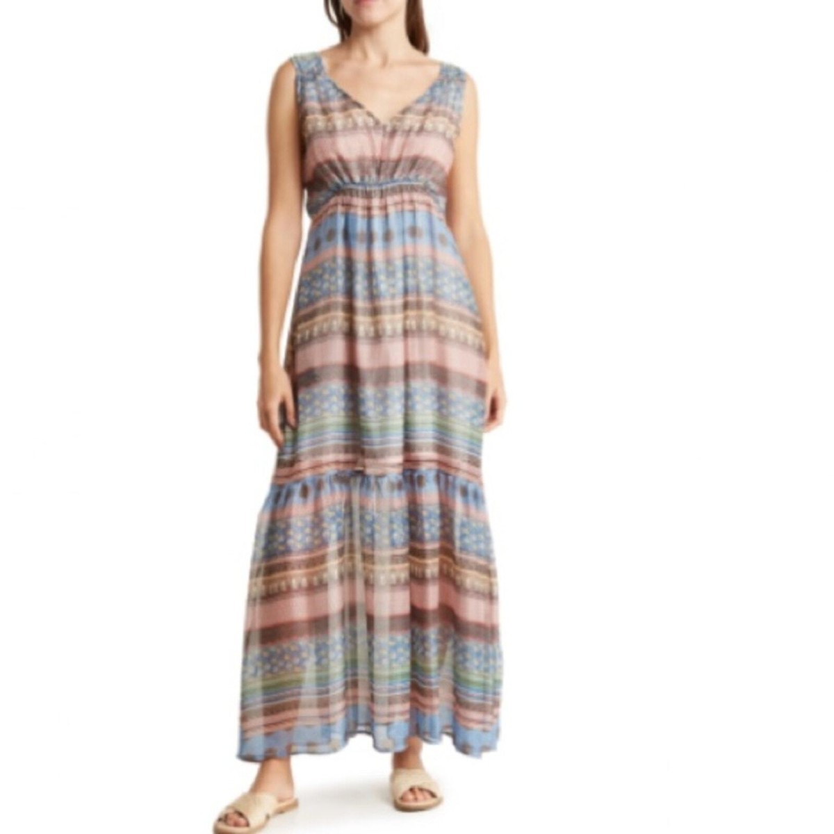 STITCHDROP Womens XL Lovina Bali Boho Maxi Dress NEW | eBay