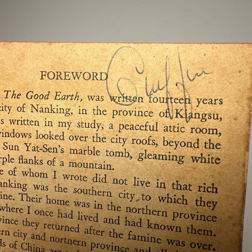 *SIGNED Copy The Good Earth Pearl S. Buck 1946 Classic Literature Vintage PB - Picture 18 of 21