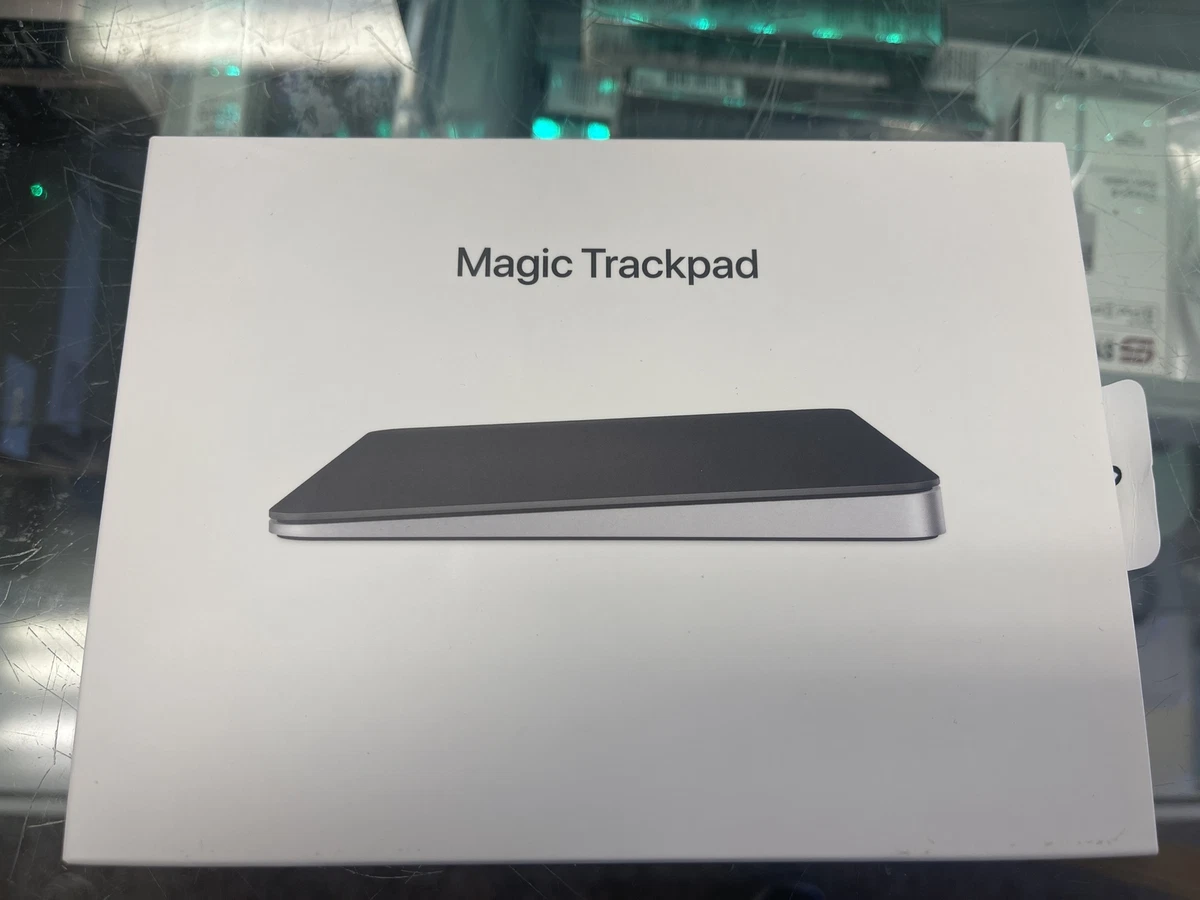Apple Magic Trackpad Black A1535 New 2022 Model Version MMMP3AM/A Silver Base A
