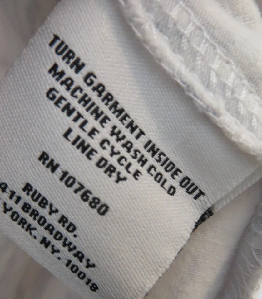 Ruby Rd. Shirt Womens 1X Blue White Pattern 3/4 Sleeve Stretch Casual Top - Image 4 of 4