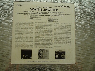 Wayne Shorter ~ The All Seeing Eye ~ IMPORT LP Blue Note GXK-8004