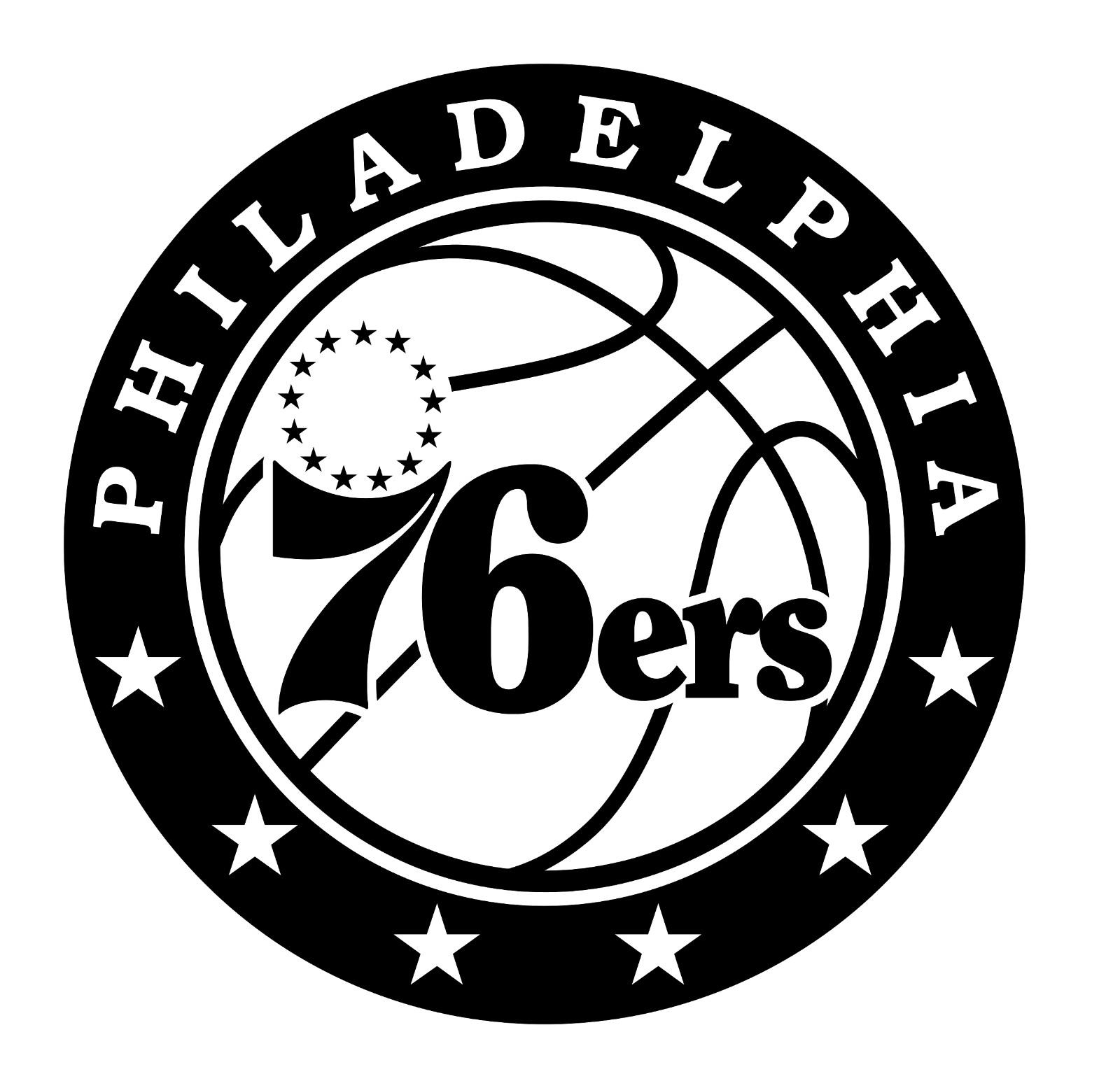 Philadelphia 76ers logo NBA Vinyl Decal Window Laptop Any Si