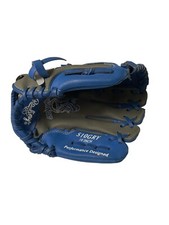 Rawlings Savage 10" Youth Baseball / T-ball Glove Blue Gray S10GRY