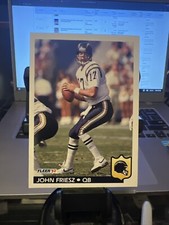 1992 Fleer Football Card #358 John Friesz
