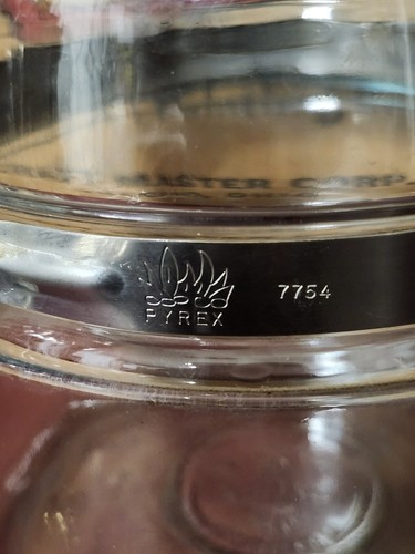 PYREX Flameware Percolator Glass Coffee Pot 4 cup 7754-B Serv-o-Lator 5400-1 - Picture 9 of 15