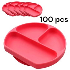 Suction Plates wholesale lots Baby Stay Put Divided Toddler Plates
