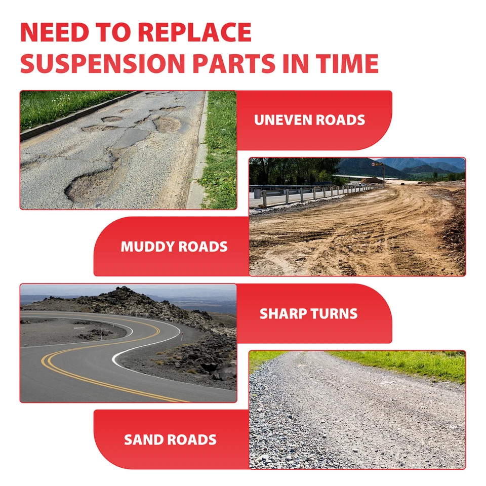 Kit de link de extremidade de barra estabilizadora frontal K80564 2 peças kit de suspensão para 1995-2000 Dodge - Imagem 4 de 4