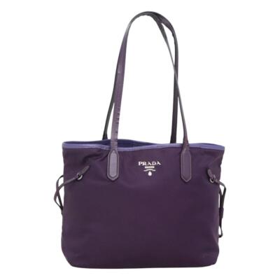 PRADA　トートバック　ナイロン　紫 PRADA プラダ バッグ レディース ブランド トートバッグ