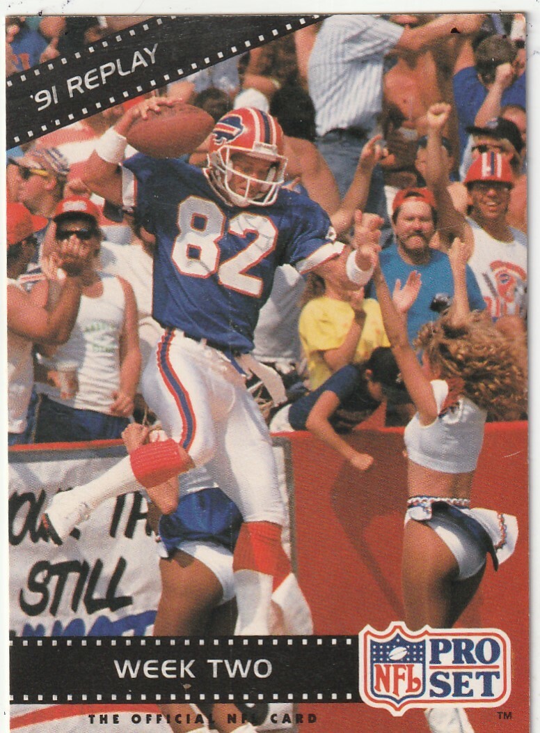 FREE SHIPPING-MINT-1992 Pro Set '91 Replay Week Two #38
