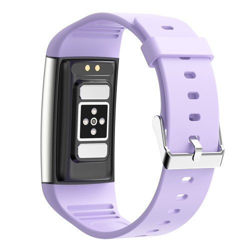 Kuzney TK76 Bluetooth Smartwatch ECG Monitor Pulse Therapy Fitness Tracker Pink - Picture 2 of 13