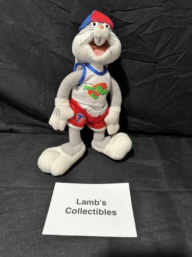Warner Bros Looney Tunes Space Jam 1996 McDonalds Bugs Bunny 8.5" Stuffed Toy - Picture 4 of 20