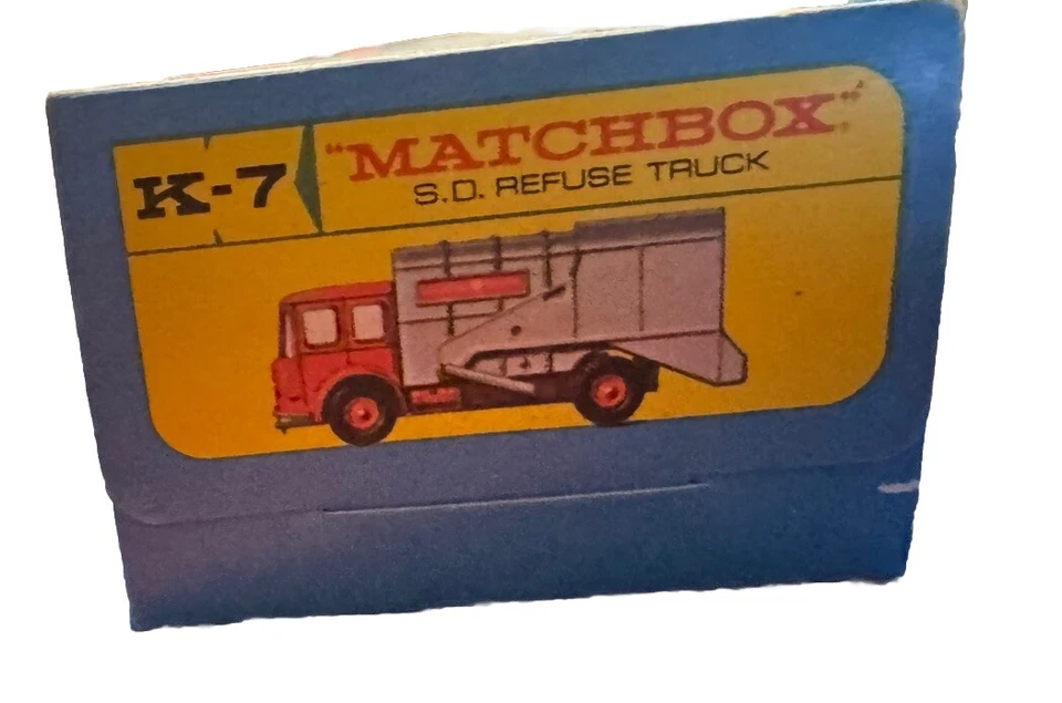 MATCHBOX Vintage New King Size K-7 Refuse Garbage Truck, Original Box - Image 3 of 4