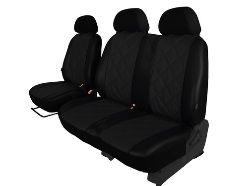 TAILORED FRONT SEAT COVERS For PEUGEOT EXPERT 2018 - 2024 ART. LEATHER - Picture 8 of 8