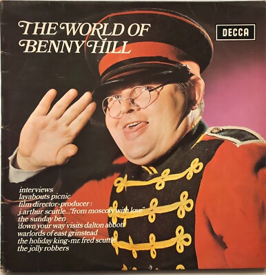 BENNY HILL WORLD OF 1971 UK DECCA VINYL LP PA.116 MONO