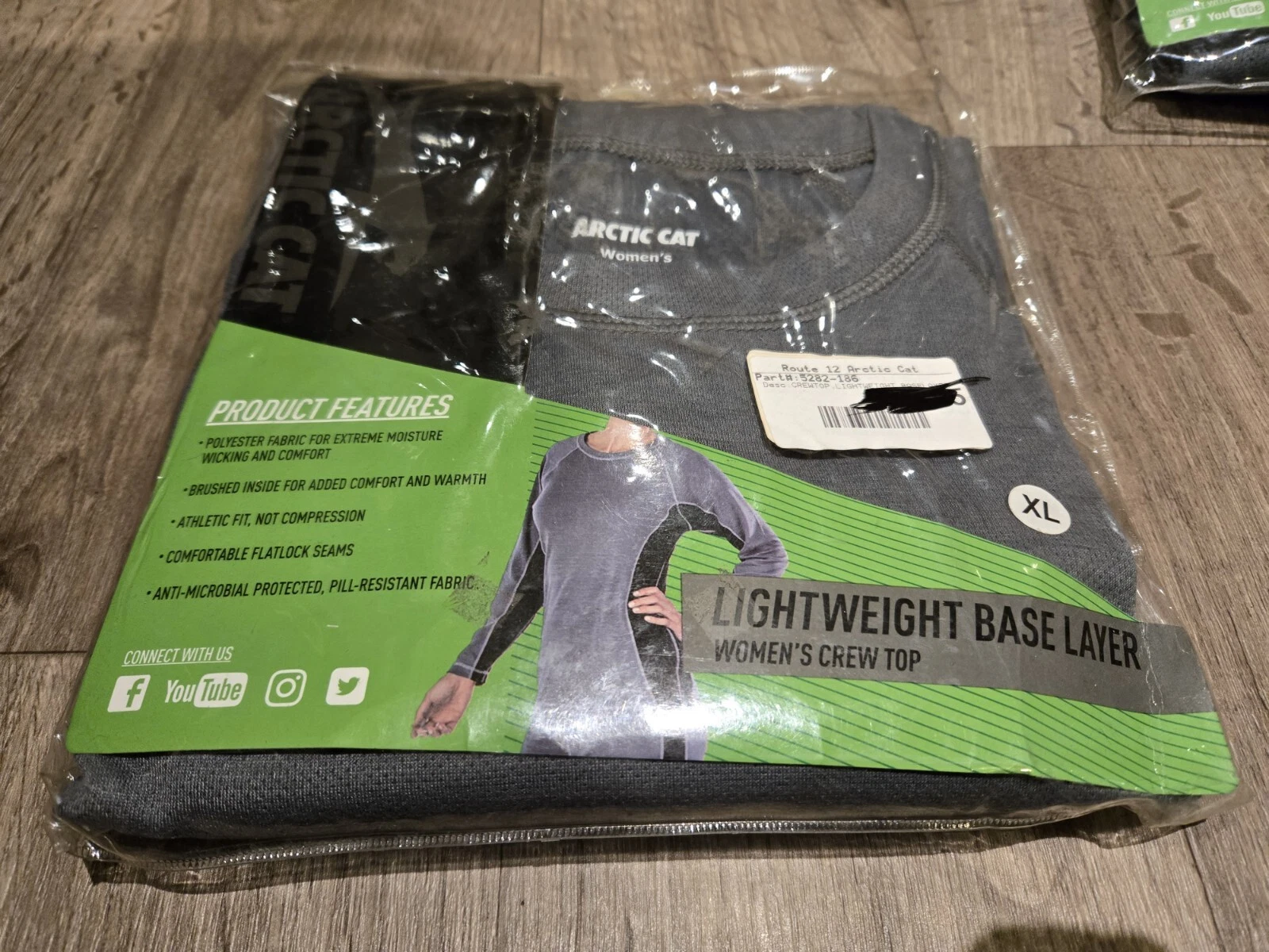 Arctic Cat Womens Base Layer Crew Top 5282-186 Extra Large
