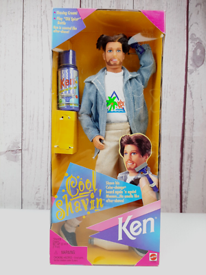 Mattel Barbie Cool Shavin' Ken Doll #15469 1996 Scented Shaving