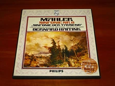 MAHLER SINFONIE 8 BERNARD HAITINK AMSTERDAM 2x LP BOX *RARE* PHILIPS VINYL LTD