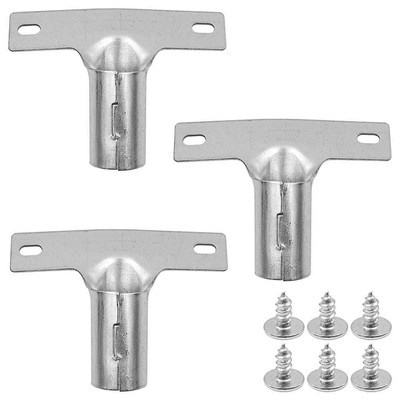 3 Stück Metallstielhalter für Besenstiele bis Besenstielhalter Set 