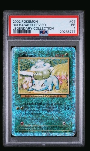 Pokemon Bulbasaur Legendary Coll. Reverse Holo #68 PSA 1