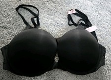 NWT Victorias Secret Bombshell T-shirt black Add 2 Cups Padded Push Up Bra 36B
