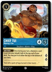 Chief Tui - Weaving a Tale 161/204 Common Winterspell Lorcana